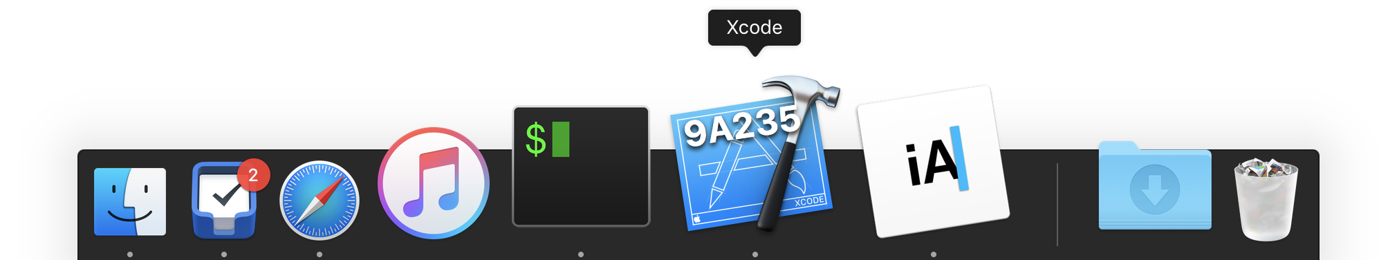 Xcode Dock Icon After AppleInternal